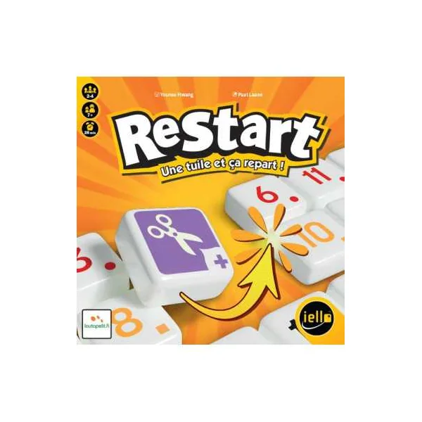 Restart - Iello - Jeu de pose de tuiles tactique - Dès 8 ans
