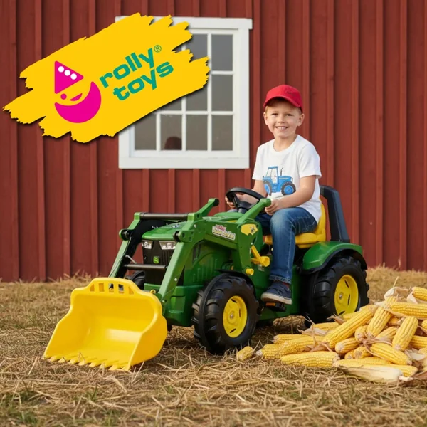 Rolly Toys - Rollyx-Trac Premium John Deere 8400R Excavator Rding Toys