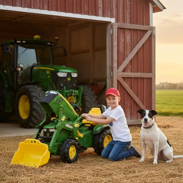 Rolly Toys - Rollyx-Trac Premium John Deere 8400R Excavator Rding Toys