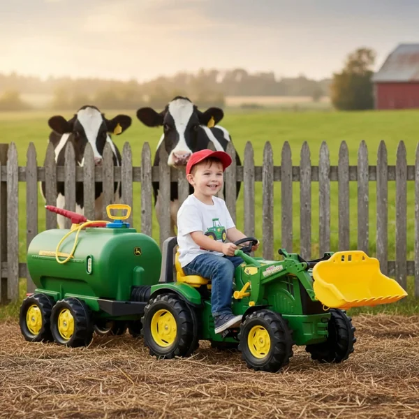 Rolly Toys - Rollyx-Trac Premium John Deere 8400R Excavator Rding Toys