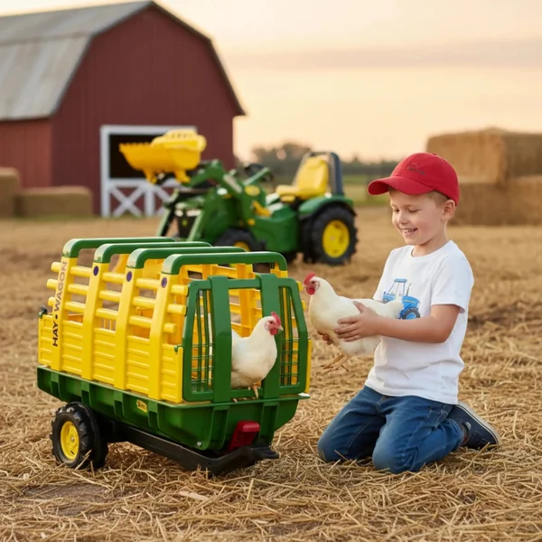 Rolly Toys - Rollyx-Trac Premium John Deere 8400R Excavator Rding Toys