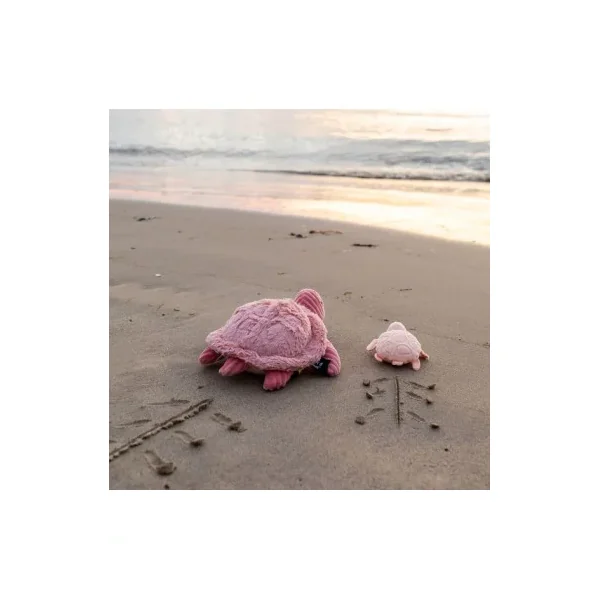 Sauvenou la tortue rose - Les Ptipotos by Déglingos - Peluche