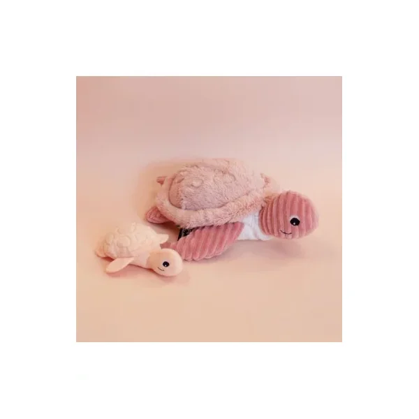 Sauvenou la tortue rose - Les Ptipotos by Déglingos - Peluche