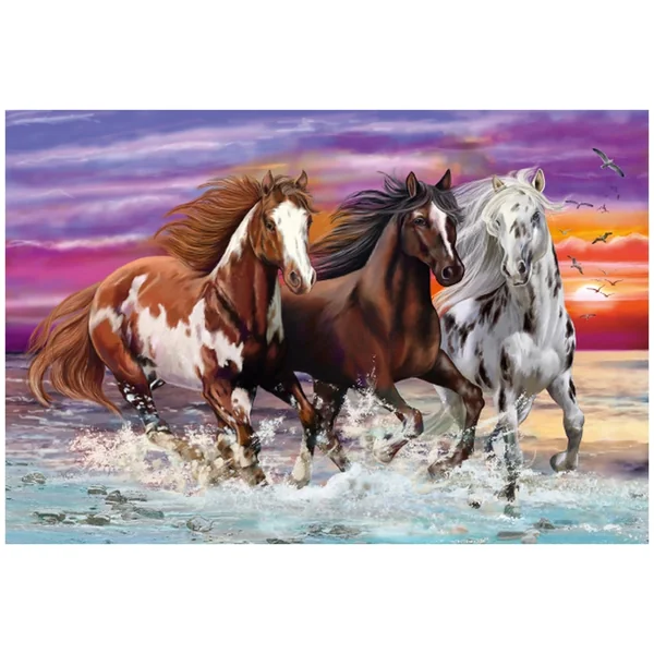 SCHMIDT SPIELE - Trio of wild horses 200 Pcs Children’s puzzles - Puzzles