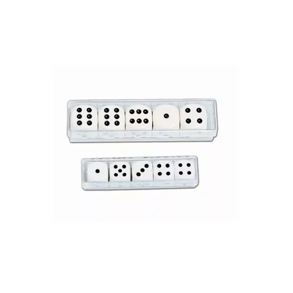 Set de 5 Dés de 16 mm Piatnik | Classiques pour Yam's et Jeux