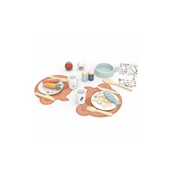Set de Dînette en Bois Speedy Monkey - Jouet d'Imitation 2 ans