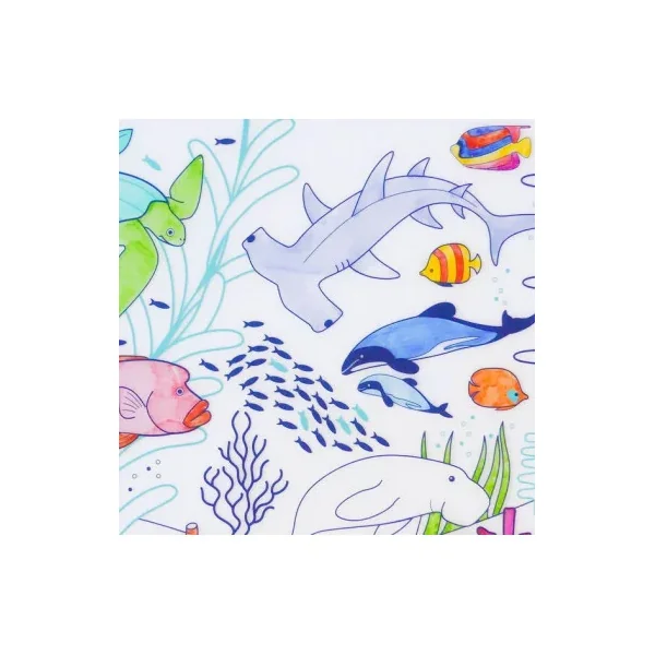 Set Silicone Barrière de Corail SuperPetit | Coloriage Réutilisable 3 ans