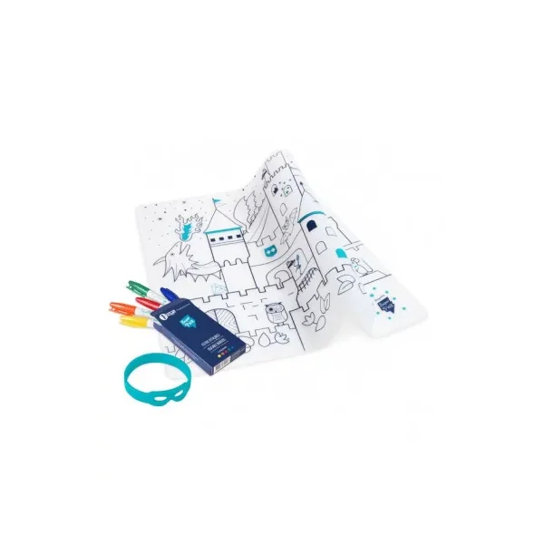 Set Silicone Château SuperPetit | Coloriage Enfant Réutilisable