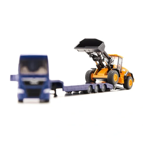 Siku - MAN truck with low loader and JCB wheel loader - Play Vehicles