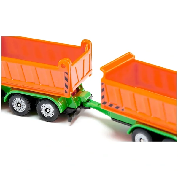 Siku - Truck with dumper body and tipping trailer - Play Vehicles