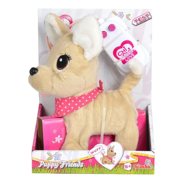 Simba - Chi Chi Love Puppy Friends Walk with Remote Control - Stuffed Animals
