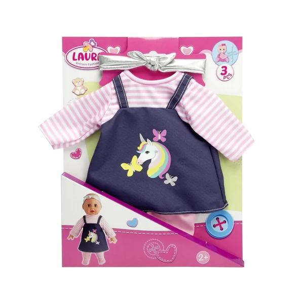 Simba - Dolls - Laura Unicorn Fashion Doll Outfit - 3-Piece Set - 2+ Years