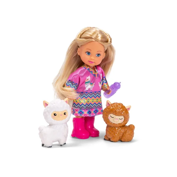 Simba - Dolls Playsets - Evi Love Alpacas Mini Doll Set - 12cm - 3+ Yrs
