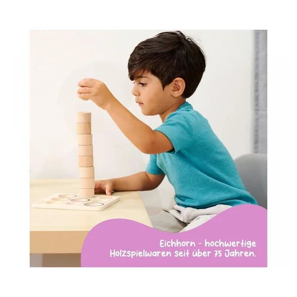 Simba - Educational Toys - Eichhorn Montessori Sensory Touch Board - Wood - 3 Yrs - Tactile Learning