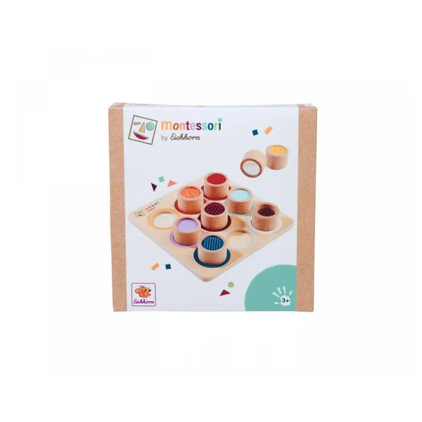 Simba - Educational Toys - Eichhorn Montessori Sensory Touch Board - Wood - 3 Yrs - Tactile Learning