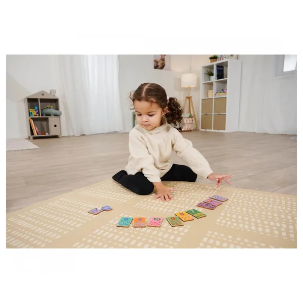 Simba - Educational Toys - Wooden Numbers Matching Puzzle - 2 Years - STEM Learning