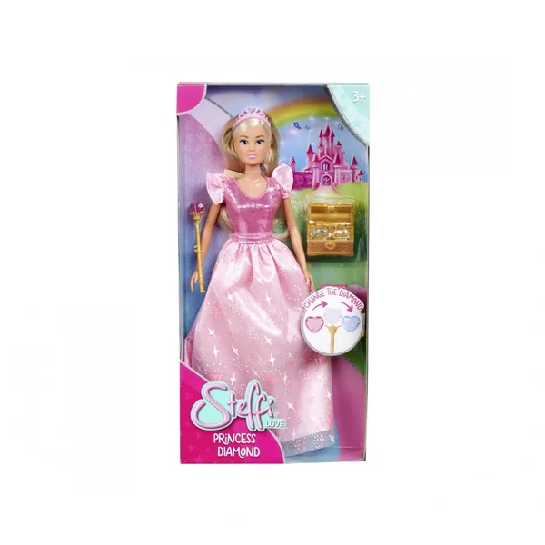 Simba - Steffi LOVE Princess Doll with Treasure Chest - Dolls Playsets & Toy Figures