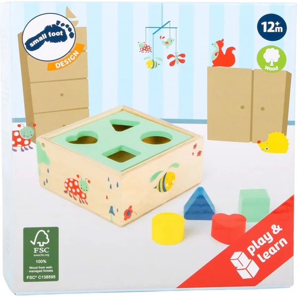 Small Foot Jouets motorisés boîte forestière insertion de formes
