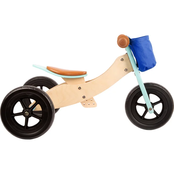 Small Foot Vélo d'équilibre en bois Maxi 2 en 1 turquoise