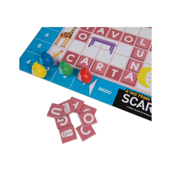 Spin Master - Il Mio Primo Scarabeo New Edition Board Game - Italian and English