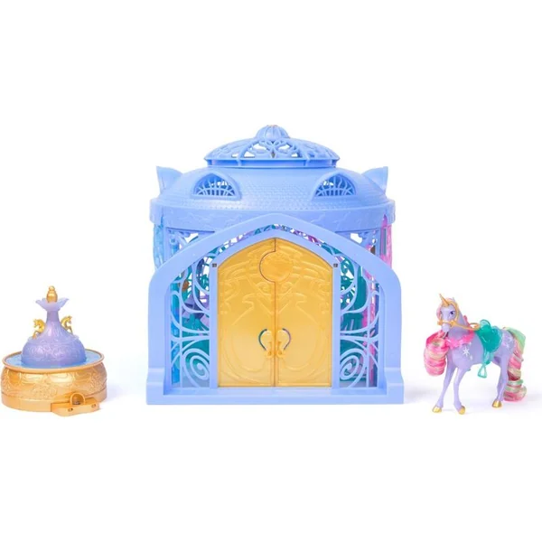 Spin Master Unicorn Academy Grande écurie dépliable avec sons et Wildstar