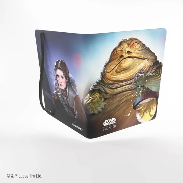 STAR WARS UNLIMITED - CASUAL ALBUM - JABBA THE HUTT/LEIA ORGANA - 9 CASES 20 FEUILLES POUR 360 CARTES