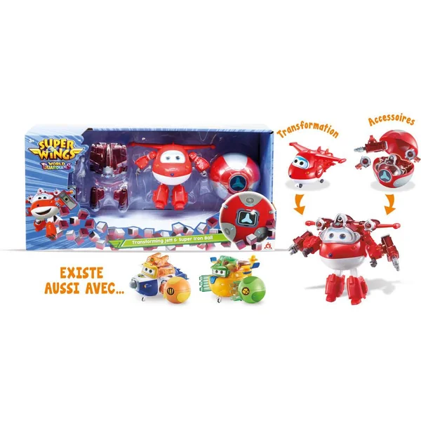 SUPER WINGS - 1 FIGURINE TRANSFORMING SAISON 6 + 1 SUPER BALLE