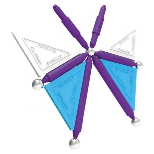 SUPERMAG ensemble de construction magnétique Tags trendy 35pcs