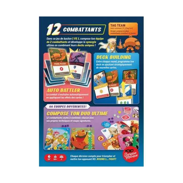 Tag Team - jeu d'affrontement 2 joueurs