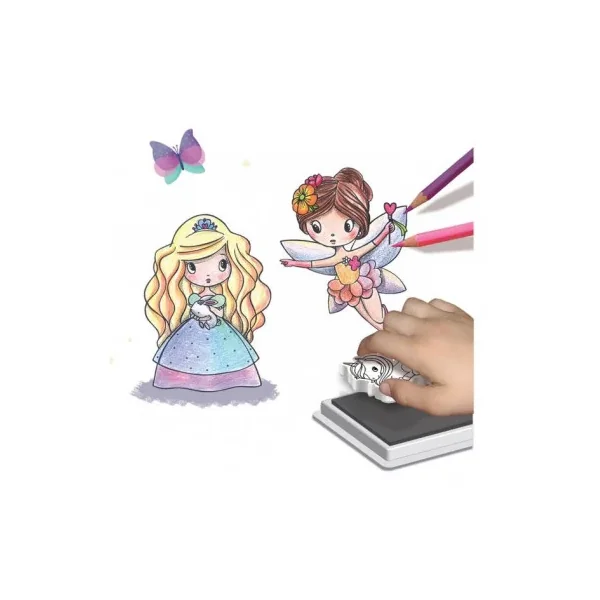 Tampons Princesses et Fées Créalign' | Kit de Dessin dès 4 ans