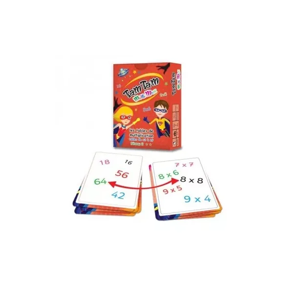 TamTam multimax 2 - jeu de multiplication et de rapidité - LaPouleAPois.fr