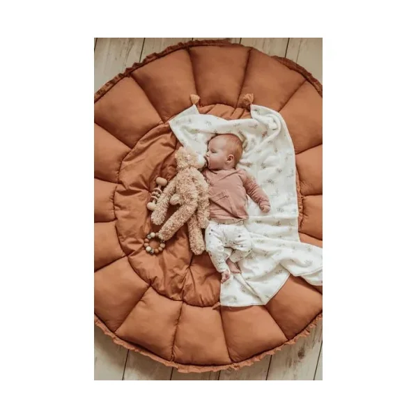 Tapis de jeu 3 en 1 Bloom marron - PlayandGo - Cadeau de naissance