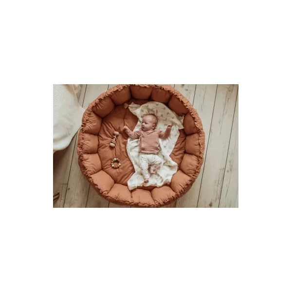 Tapis de jeu 3 en 1 Bloom marron - PlayandGo - Cadeau de naissance