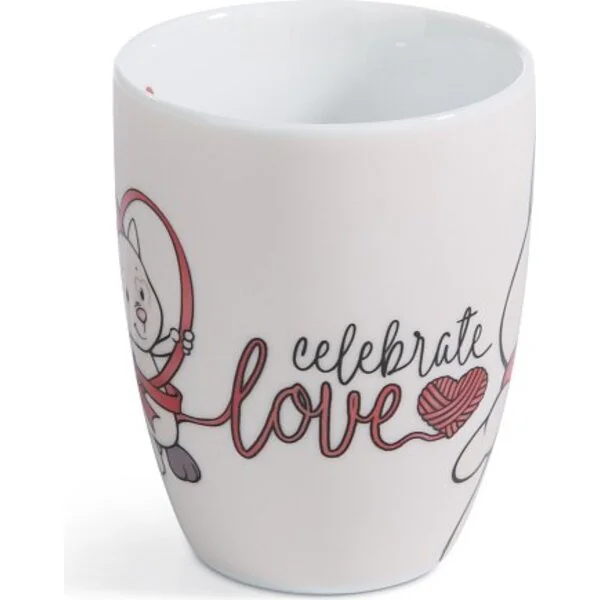 Tasse NICI Chat ´´Celebrate Love´´ 310ml, porcelaine, dans une boîte cadeau