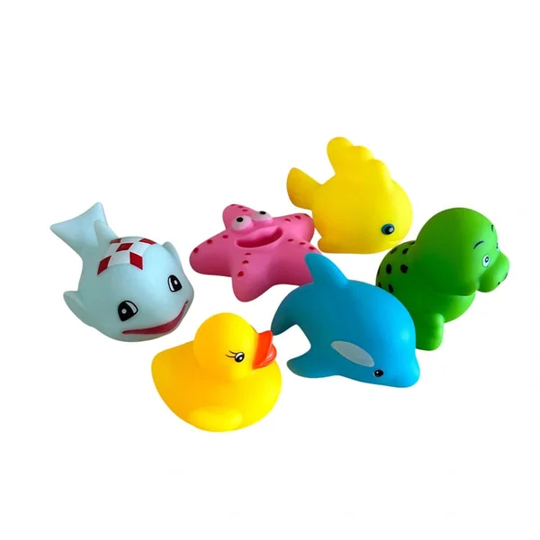 Teorema - Bath Toys - GoGo Gommosi Sea Animals - Soft Rubber - 18M+