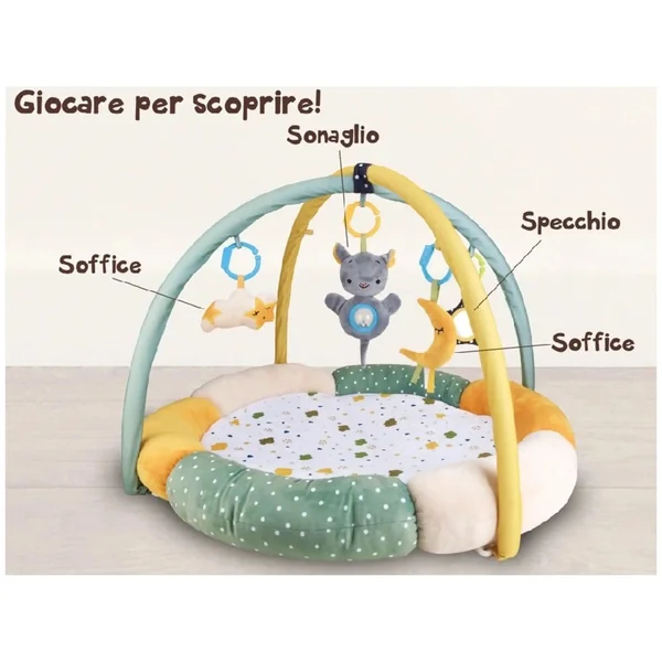 Teorema - GoGO Soft Play Gym with Toy Bar - Play Mats & Gyms