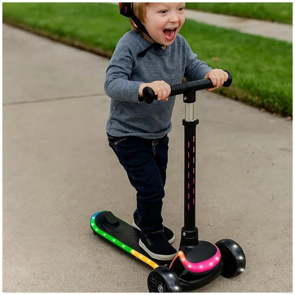 Teorema - Teo Sport Multicolor LED Scooter - Outdoor Play Equipment