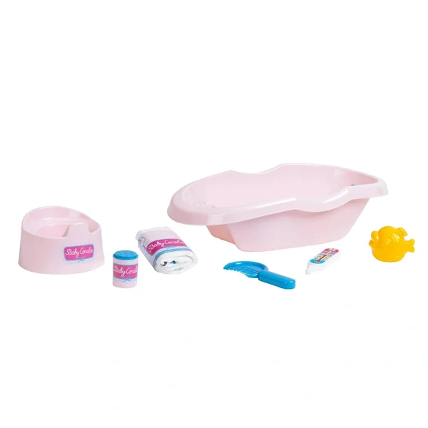 Theo Klein - Baby Coralie - Bathtub Set With Accessories - Dolls Playsets And Toy Figures
