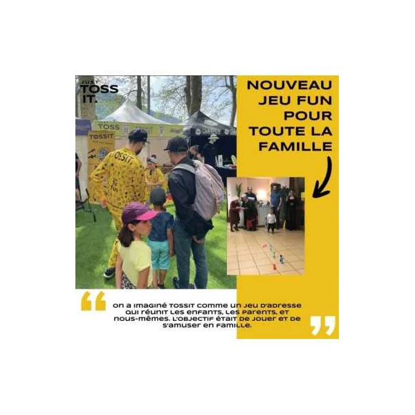 Tossit Pack Famille - Jeu de Fléchettes Ventouses 2 à 4 joueurs