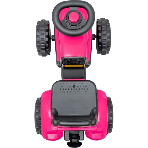 Tracteur porteur pour enfants avec remorque et outils Baby Mix Benny rose