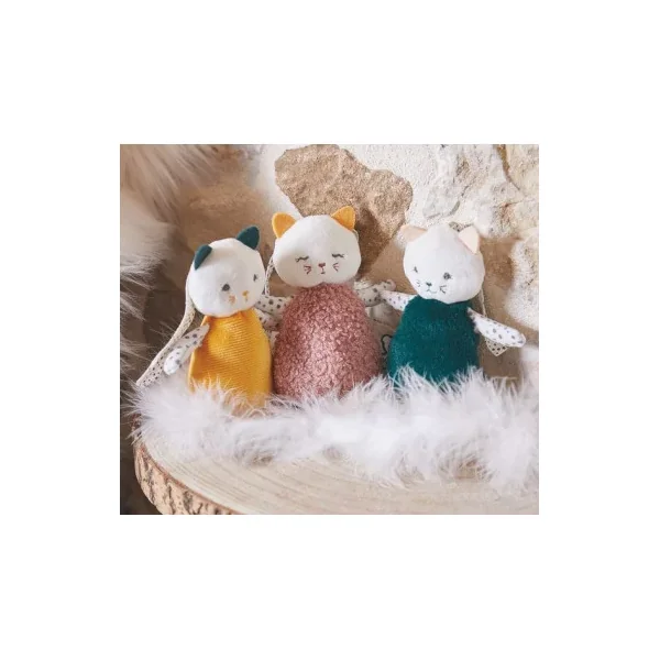 Trio de Doudous Sensoriels Stimuli Kaloo | Éveil Visuel du Bébé