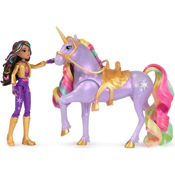 Unicorn Academy Licorne lumineuse et figurine 11 cm Sophia & Wildstar