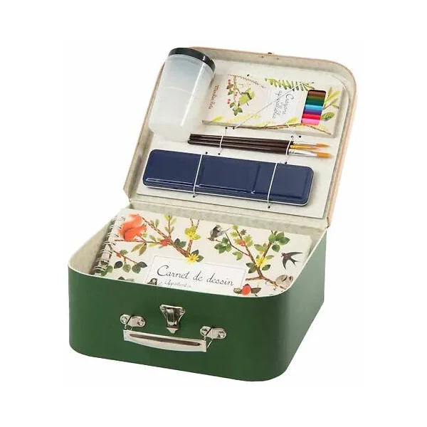 VALISE AQUARELLISTE LE JARDIN DU MOULIN