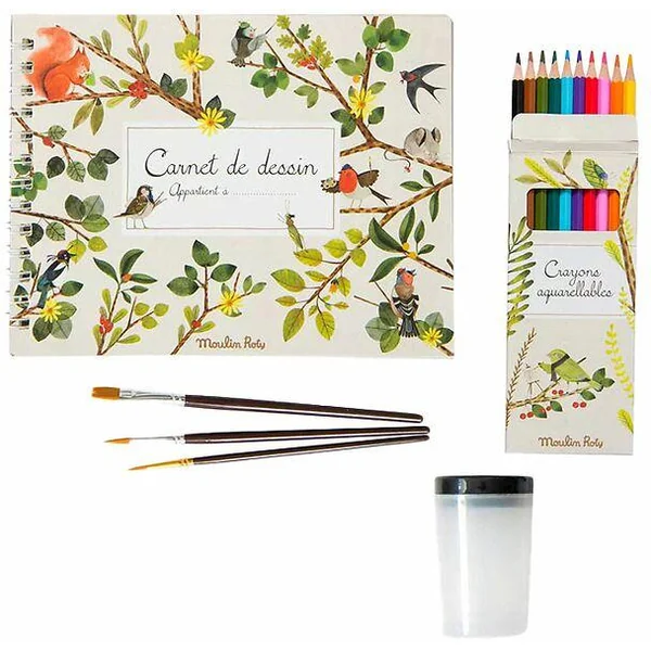 VALISE AQUARELLISTE LE JARDIN DU MOULIN