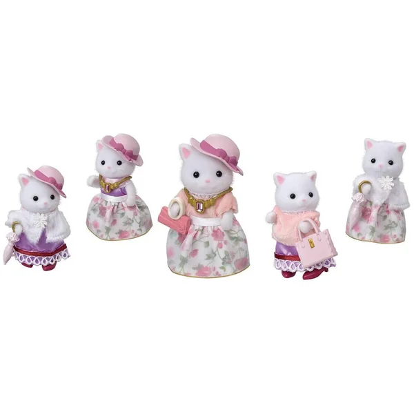 VALISETTE DE MODE ET GRANDE SOEUR CHAT PERSAN - SYLVANIAN PRET A JOUER TOWN SERIES