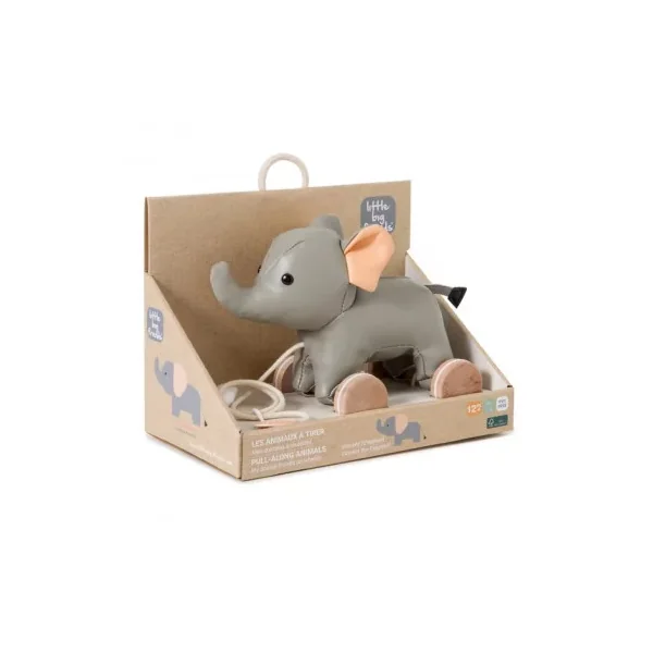 Vincent l'Éléphant à Tirer Little Big Friends | Jouet dès 12 mois