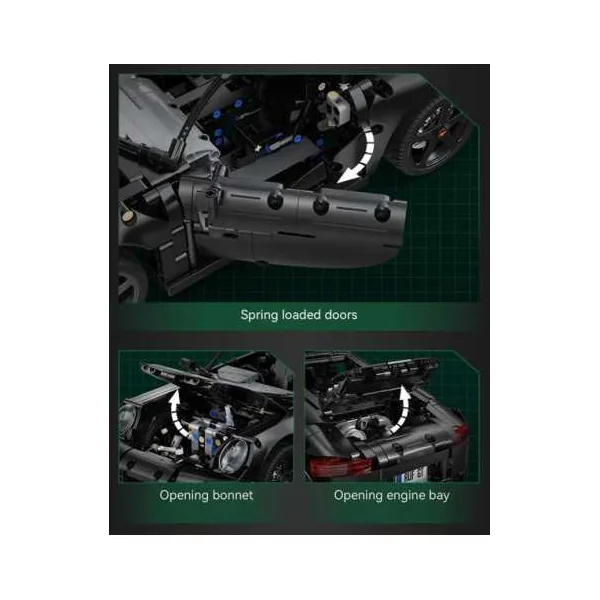 Voiture RUF GT CaDA | 1515 Briques de Construction | Dès 8 ans