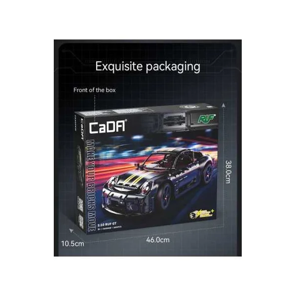 Voiture RUF GT CaDA | 1515 Briques de Construction | Dès 8 ans