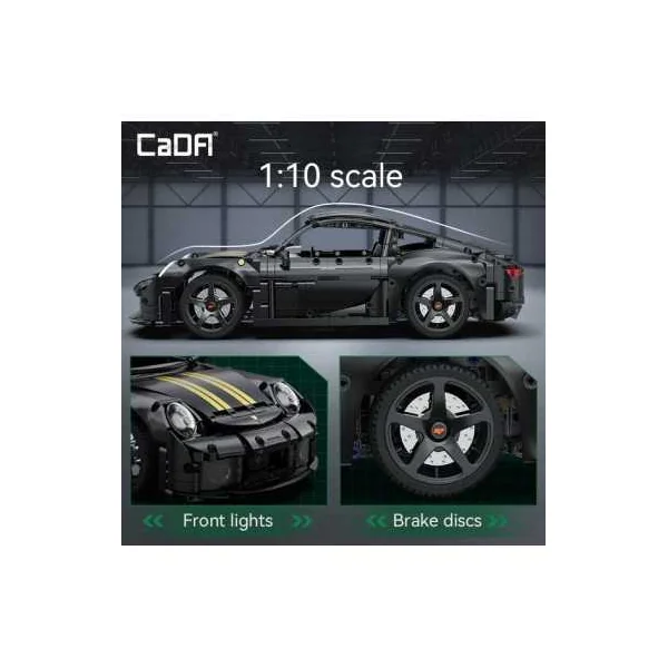 Voiture RUF GT CaDA | 1515 Briques de Construction | Dès 8 ans