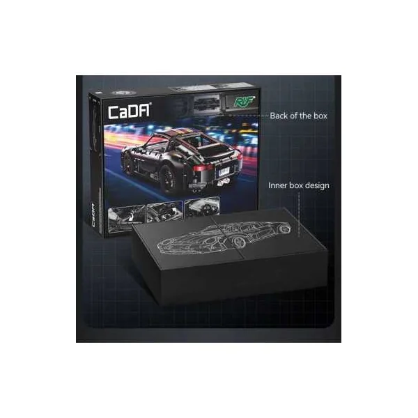 Voiture RUF GT CaDA | 1515 Briques de Construction | Dès 8 ans